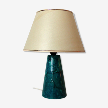 Lampe en pierre bleue bleu vert