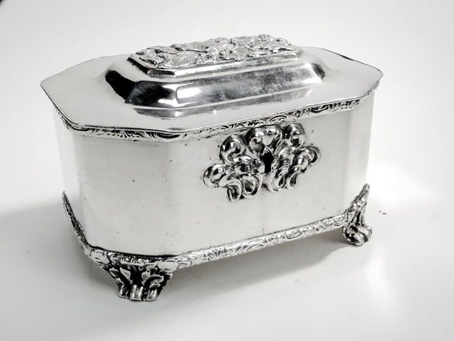 Plat à bonbons du 19ème siècle de Fraget, Varsovie, Pologne, 1850