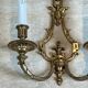 Pair of Bronze Wall Lights in Louis XVI Style by Lucien Gau