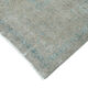 Handwoven persian overdyed 295 cm x 383 cm grey wool carpet