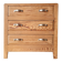 Antique pine chest of drawers, 3 drawers, raw wood