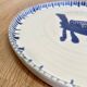 Set of 6 plates, entirely handmade.