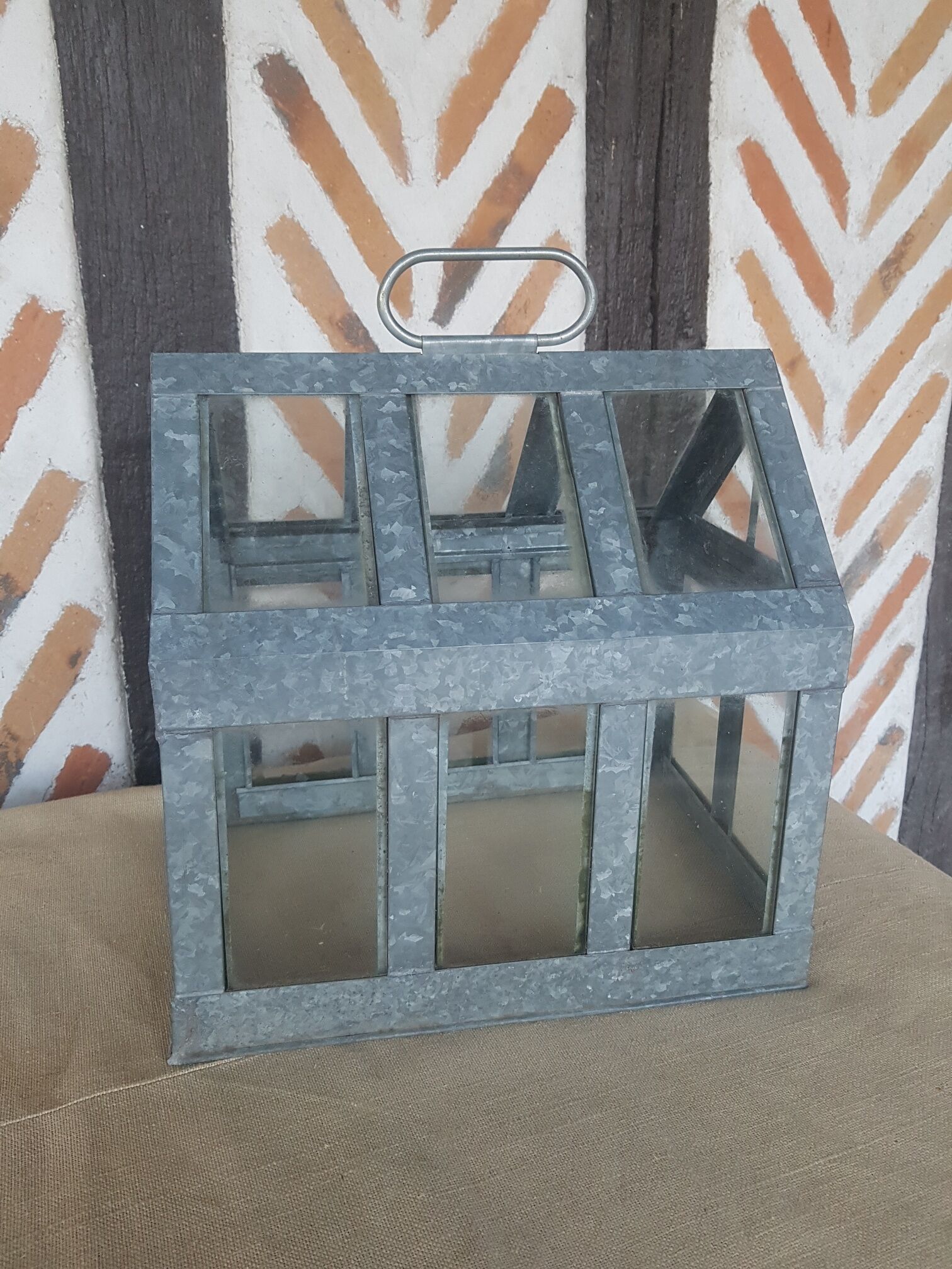 Garden greenhouse zinc