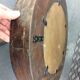 Round mirror Indian wooden massif diameter 50 cm