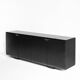 Vintage minimalist sideboard. Solid oak wood. Mid 90s.