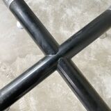 Tecno Nomos Round Table Brushed Metal