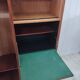 Secrétaire armoire vintage pieds compas