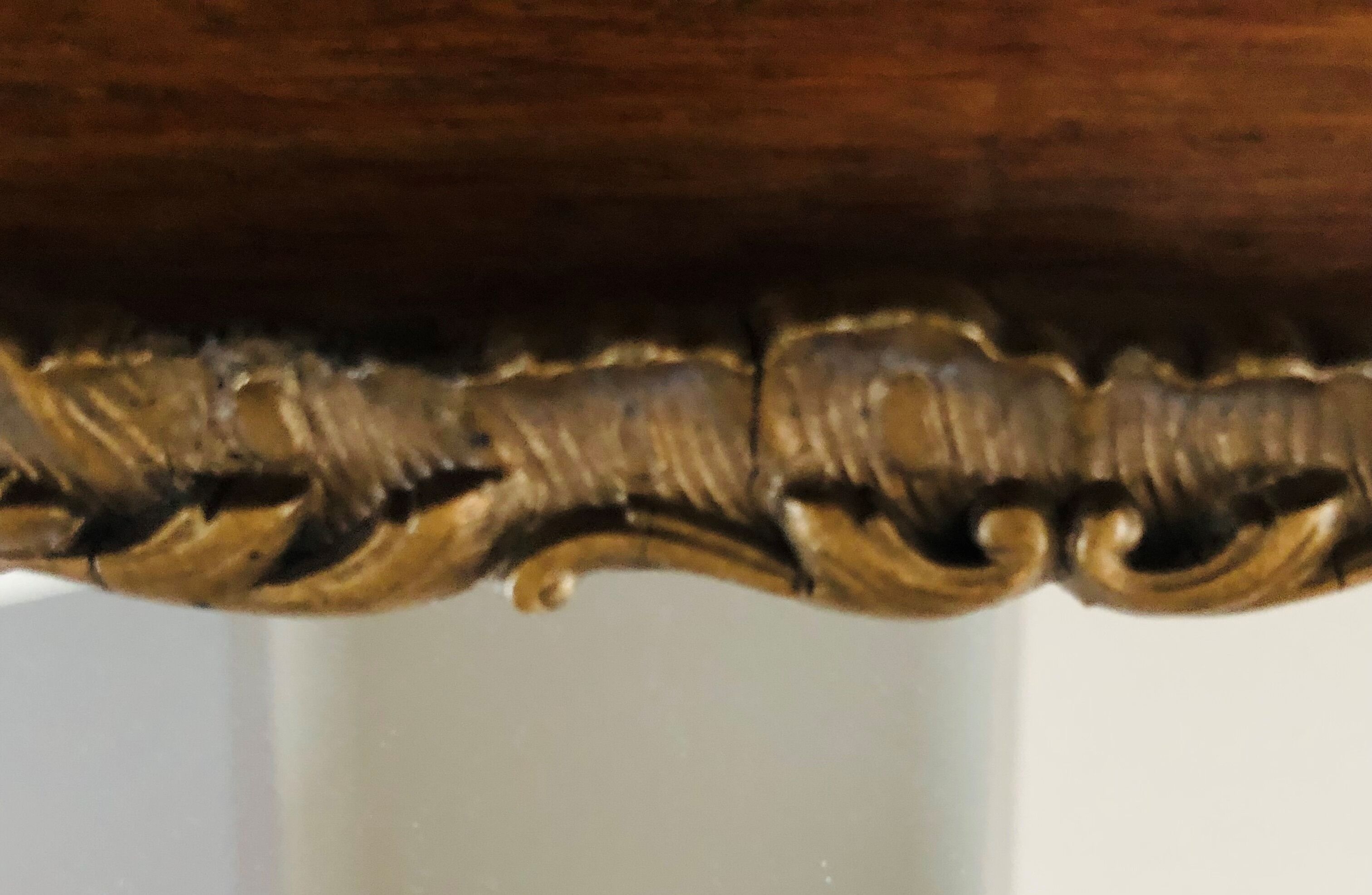 Carved wooden mirror 47x54cm