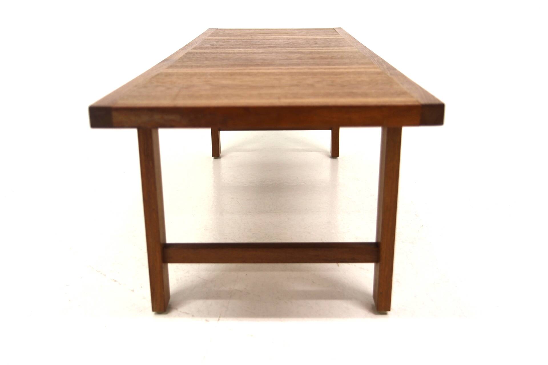 Minimalist teak bench, Sweden, 1960