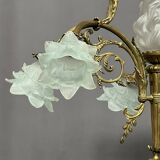 Empire style chandelier.