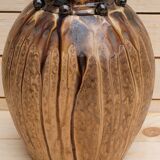 Large enamelled stoneware vase Joseph TALBOT La Borne
