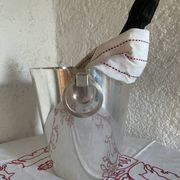 Saint Medard silver-plated metal champagne bucket