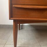 Danish Falster Teak Desk by Svend Madsen, 1960s