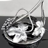 Wrought Iron Lamp, "Vine", Muller Frères Lunéville, Art Deco, c. 1930