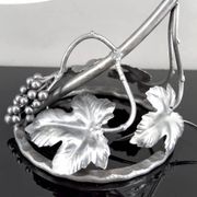 Wrought Iron Lamp, "Vine", Muller Frères Lunéville, Art Deco, c. 1930
