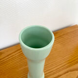 Vase en céramique graphique vert pastel