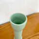 Vase en céramique graphique vert pastel