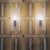 Pair of 60's Perspex wall lights