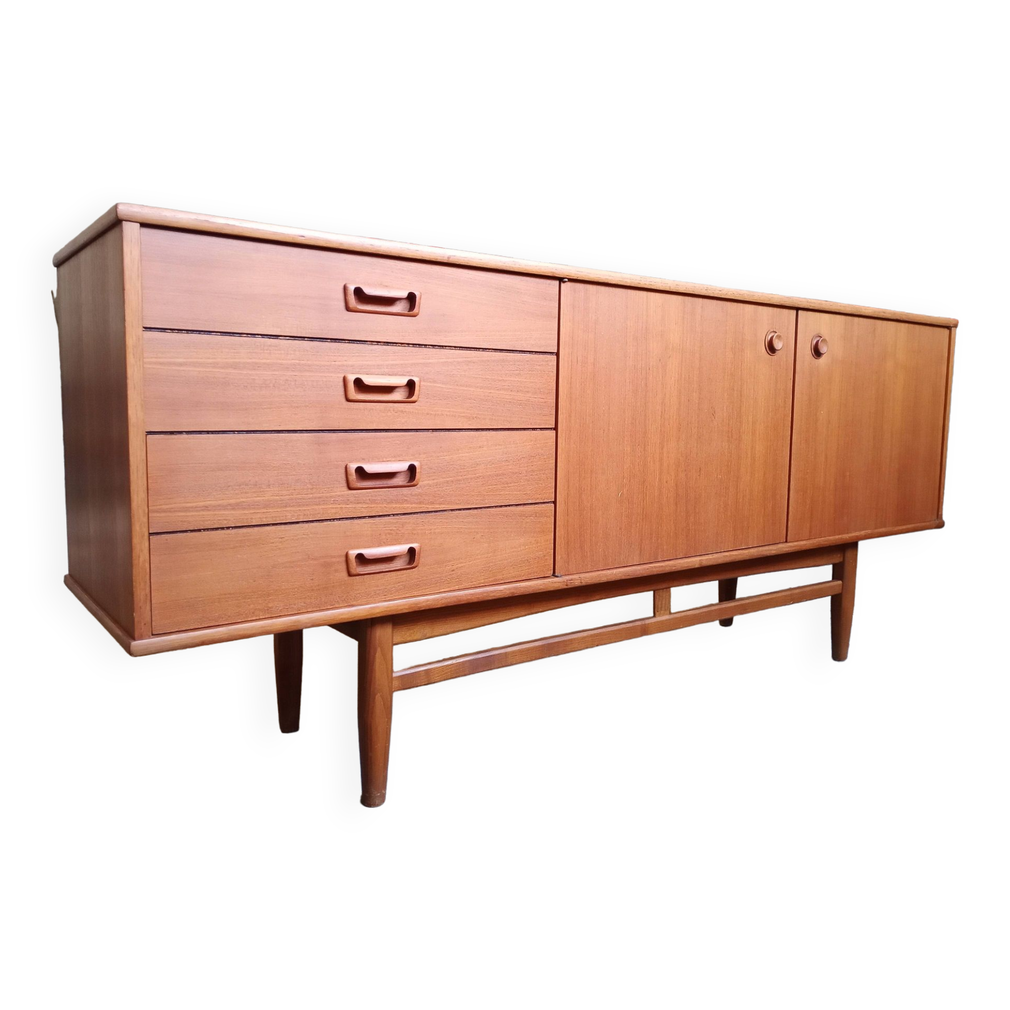 Scandinavian Doubinski teak sideboard
