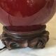 Vintage enamelled porcelain lamp