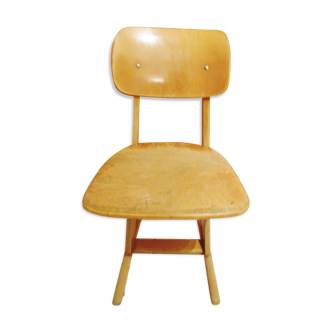 Child chair Casala wooden vintage years 50 to 70 school office desk room