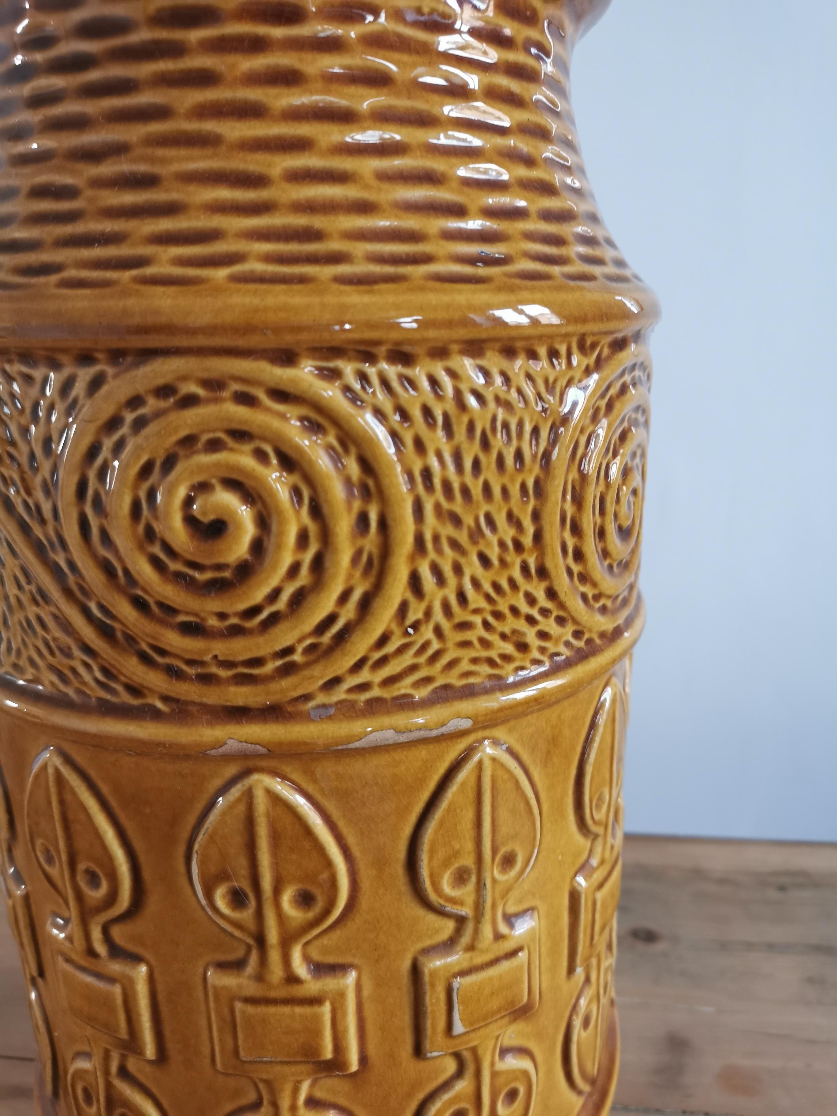 Ceramic lamp Scheurich circa 50s