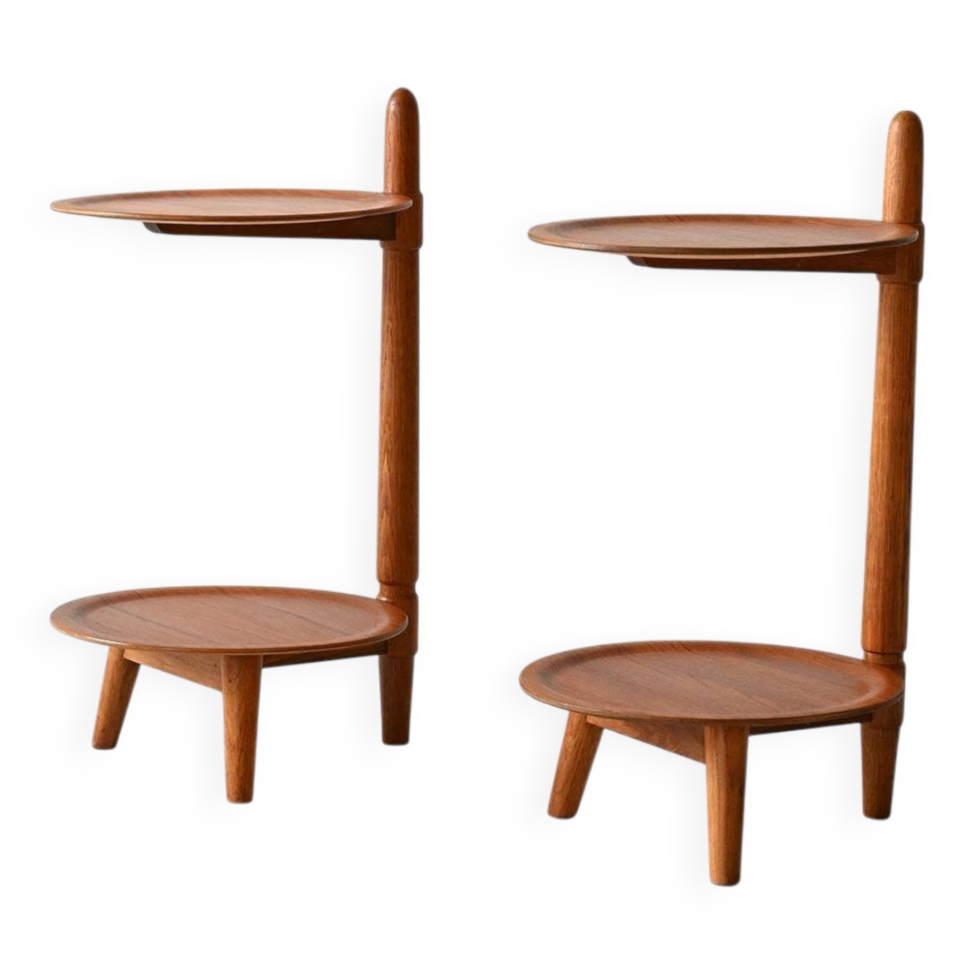 Pair of Danish bedside tables by Edmund Jørgensen