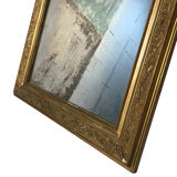 Former Louis Philippe mirror, mercury ice, 97x71cm
