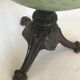 Former globe Émile Berteaux cast iron foot 19th