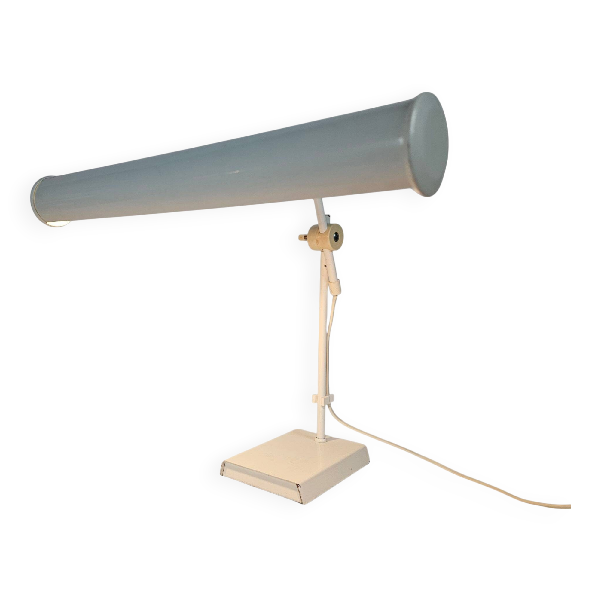 Anvia - Piano / Desk lamp - pendant lamp - white - metal - 1960's