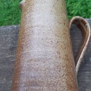 Pichet et gobelets grès pyrité France 1970