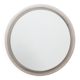 Round Plexiglass Bathroom Mirror by Hillebrand, Large Model, 1960 Germany.