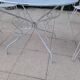 Wrought iron garden furniture