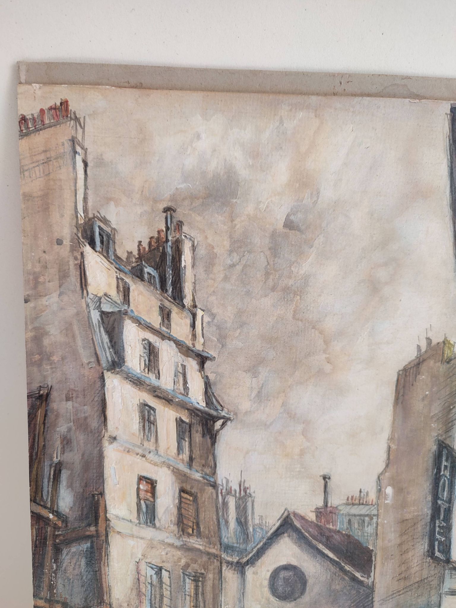 Vue de Paris en peinture