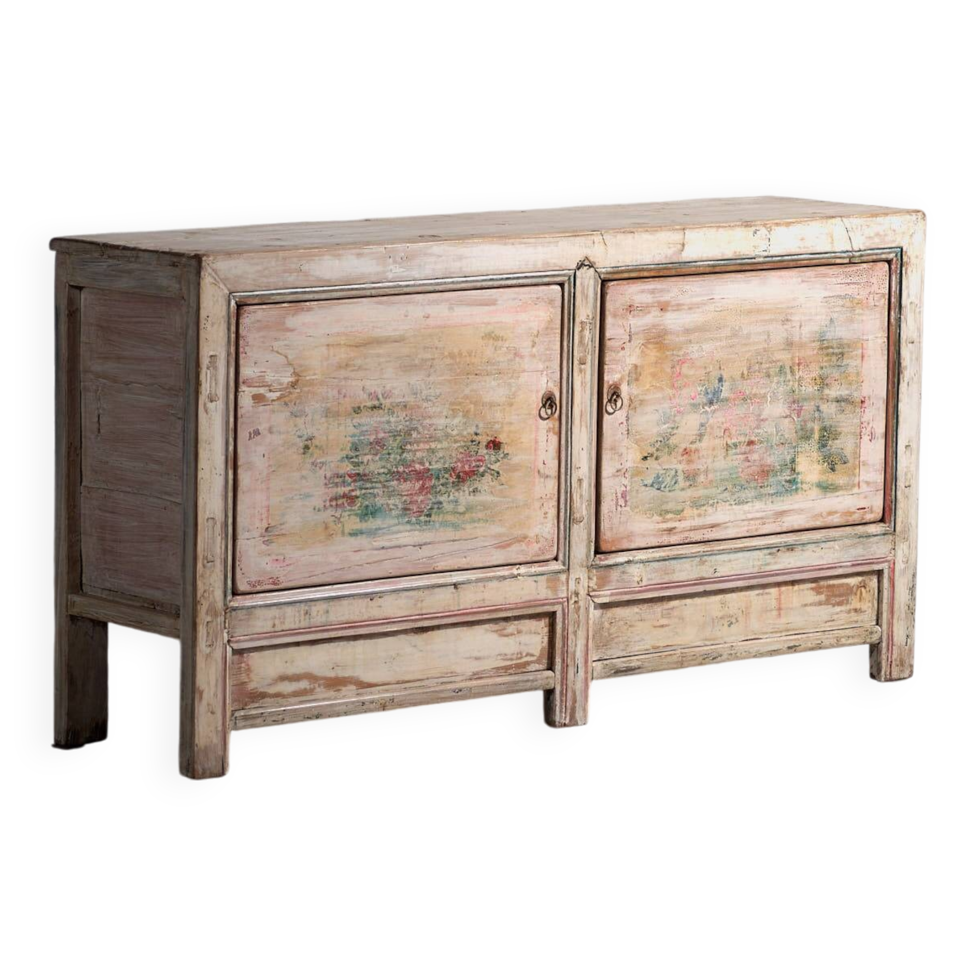 Old white wooden sideboard (circa 1870)