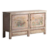 Old white wooden sideboard (circa 1870)