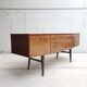 Vintage mid century walnut effect compact scandinavian sideboard
