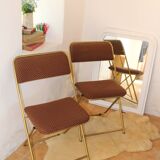 Pair of folding chairs, LaFuma