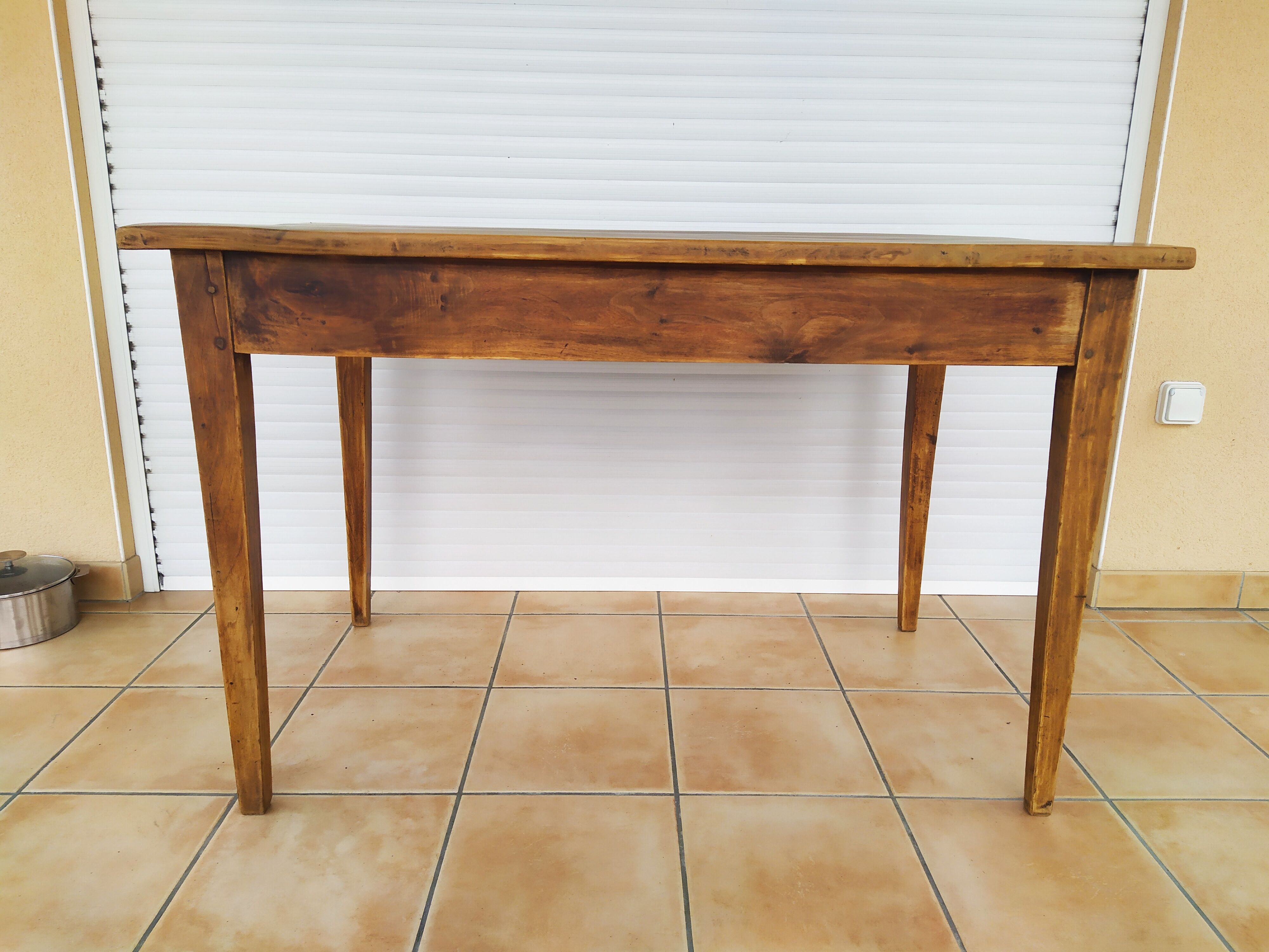 Walnut farmhouse table