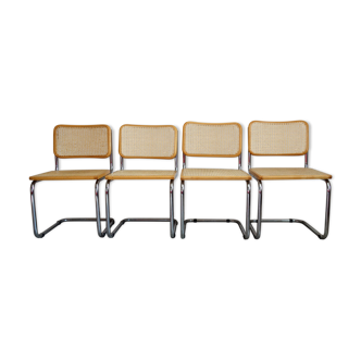 Series of 4 chairs Cesca B32