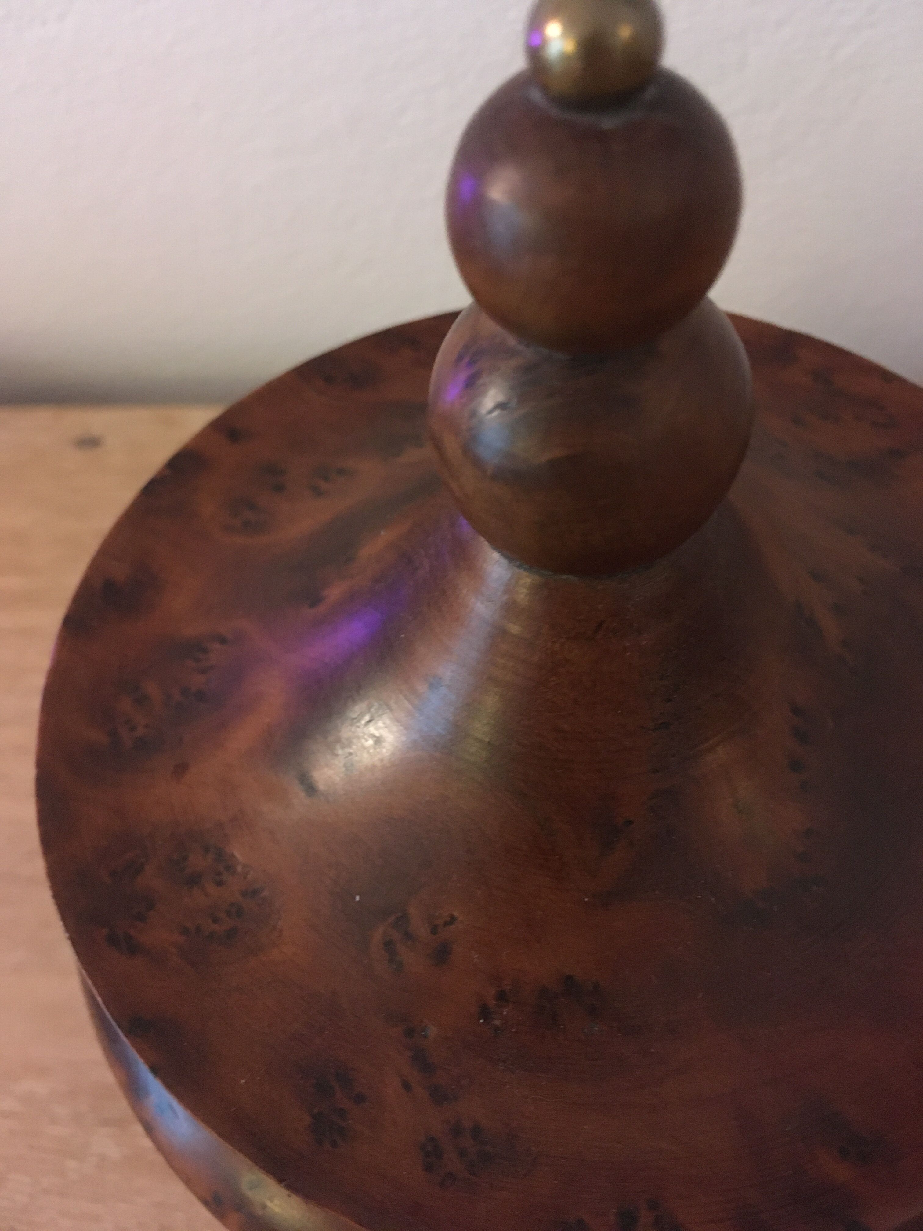 Art deco tobacco pot