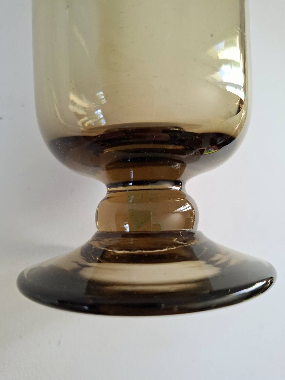 Verres soufflés bouche 70's