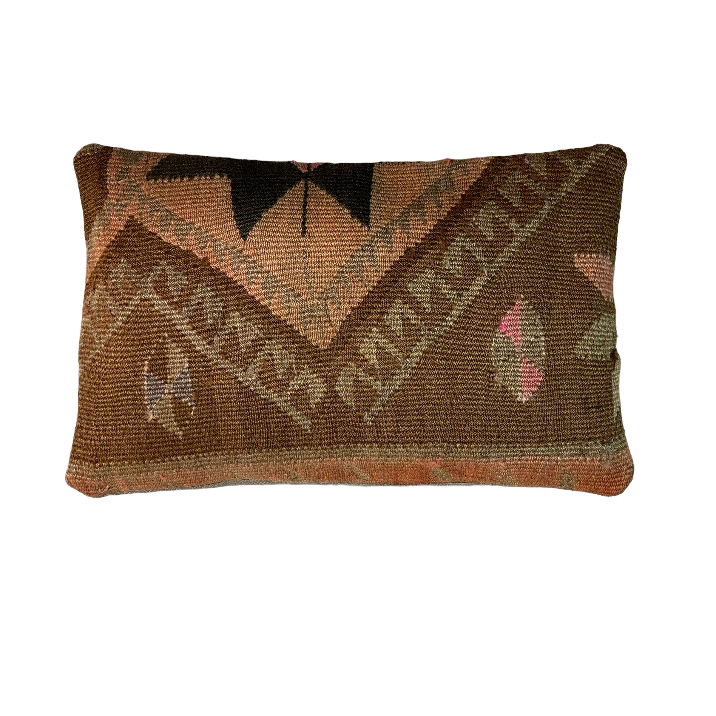 Turkish handmade kilim cushion cover , 30 x 50 cm