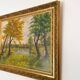 Oil on canvas - Landscape by the water - Signed M.G. Stéphan – 77x62cm