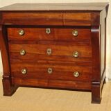 Antique solid walnut chest of drawers