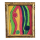 Serge reggiani, acrylic on canvas "reminder 2004" signed (1922 - 2004)