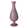 Vase opaline rose