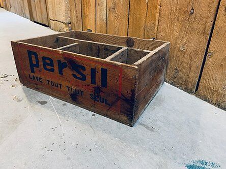 Advertising crate Persil