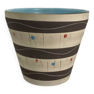 Large ceramic plant pot from the 1950s