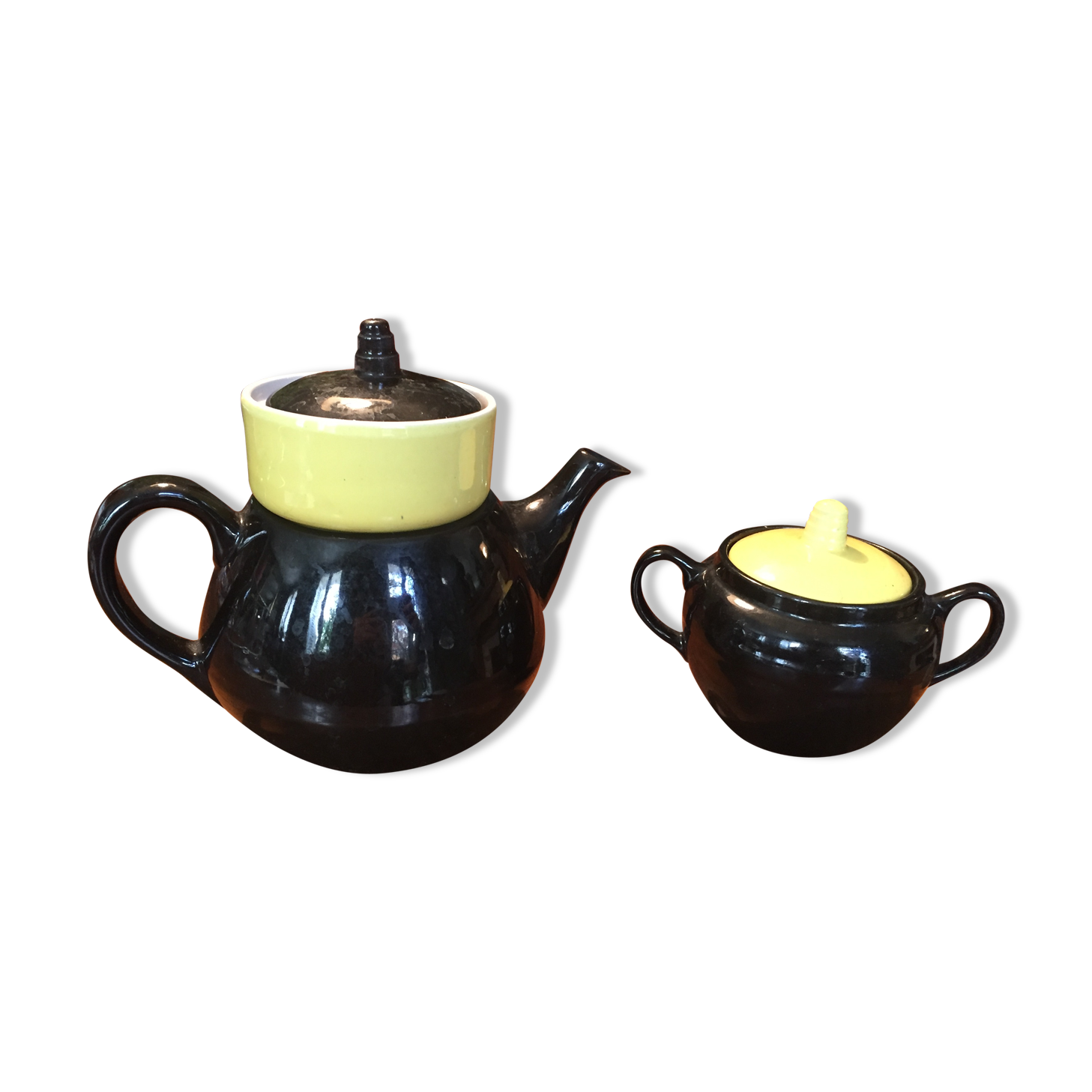Set théière anglais avec sucrier